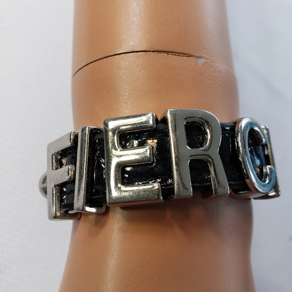 $3❤BCBG Affirmation "FIERCE" Bracelet❤$3 BUNDLED - Picture 2 of 5